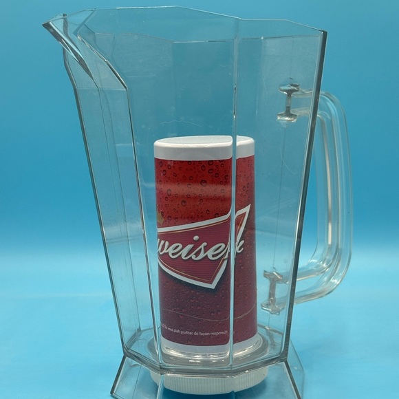 Case of Six 52oz Budweiser Polar Pitchers. Cooling Centre For Ice Cubes. - Picture 9 of 12